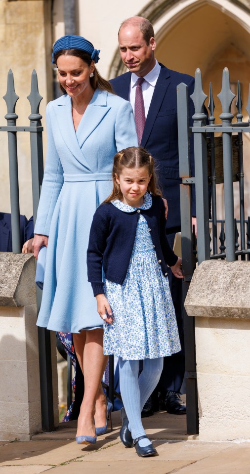 Charlotte seemed nervous as they left the chapel