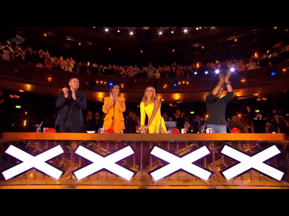 The judges loved her performance and gave her the Golden Buzzer