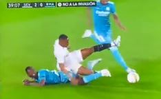 Eduardo Camavinga injured Martial with a strong challenge as Real Madrid won 3-2