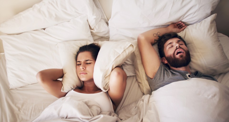 Snoring can affect both you and your partner's quality of sleep