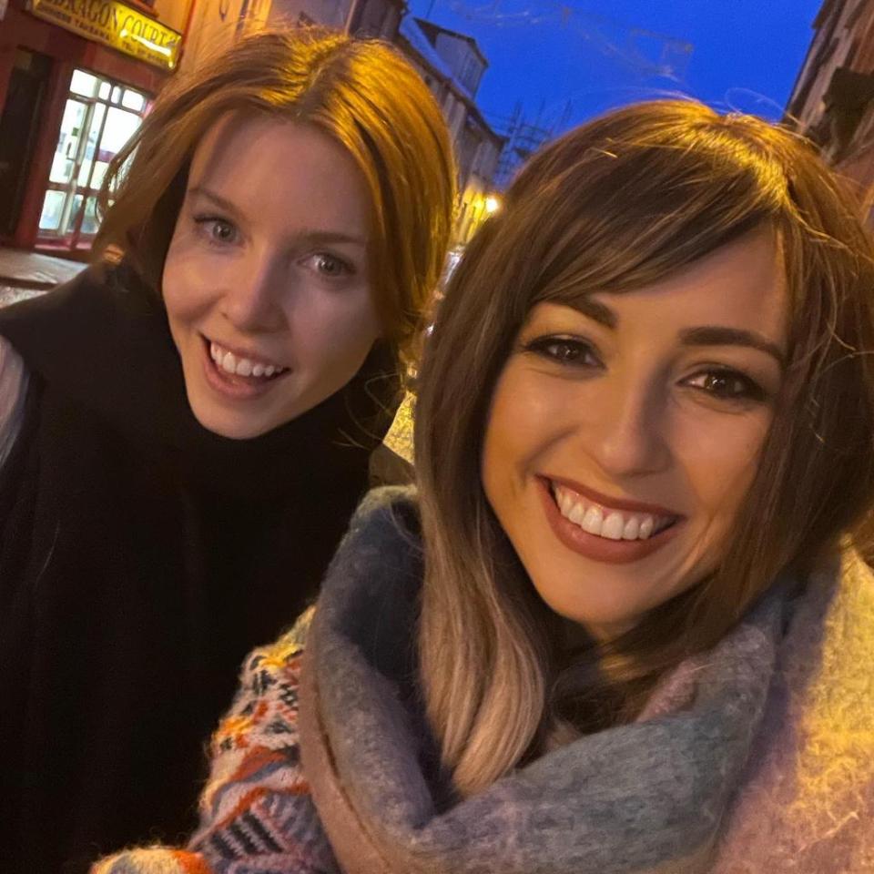 Jemma, pictured with Stacey Dooley