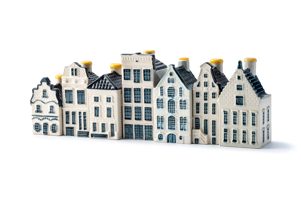 Each of the miniature houses is modelled after a life-size historic building found in the Netherlands