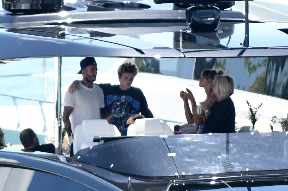 Cruz and David looked closer than ever on the yacht