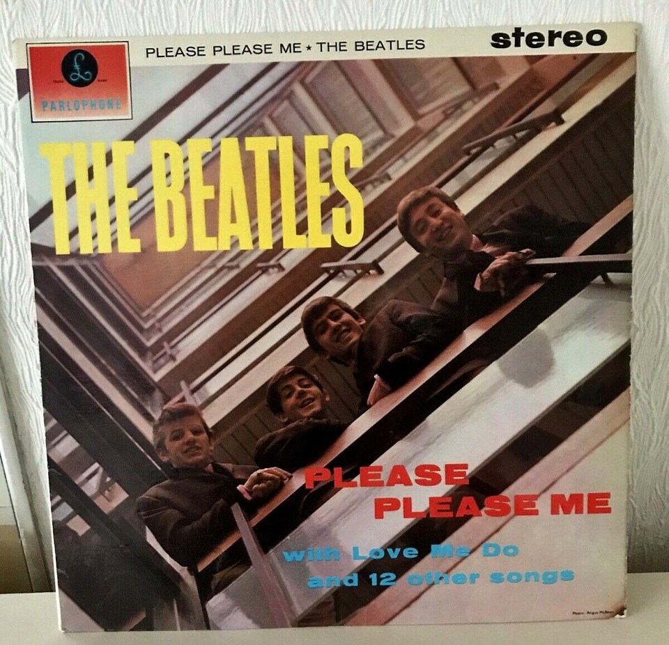 Please Please Me – The Beatles, 1963 first edition with rare promo insert: SOLD £4,544