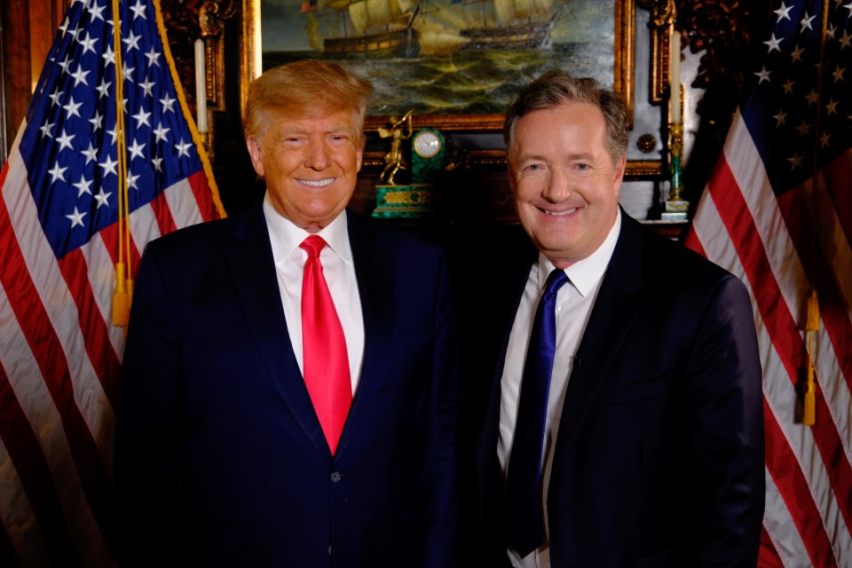 Piers opened his return to TV with an explosive interview with former US president Donald Trump