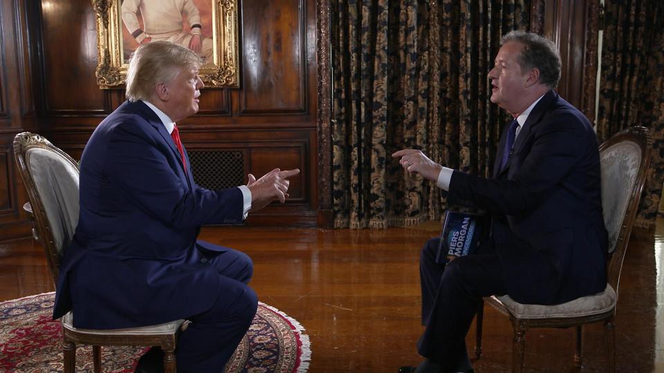 Donald Trump stormed out of his interview with Piers Morgan