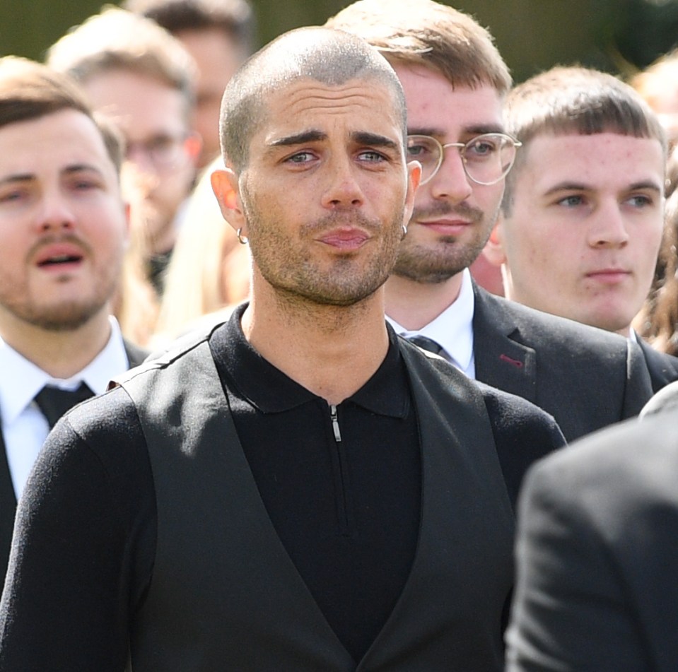 Max George has been left heartbroken by his best friend Tom Parker's death