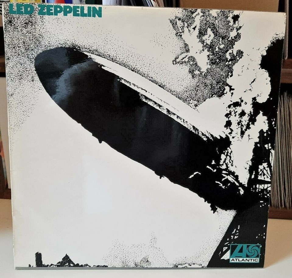 Led Zeppelin – Led Zeppelin, turquoise lettering: SOLD £3,249