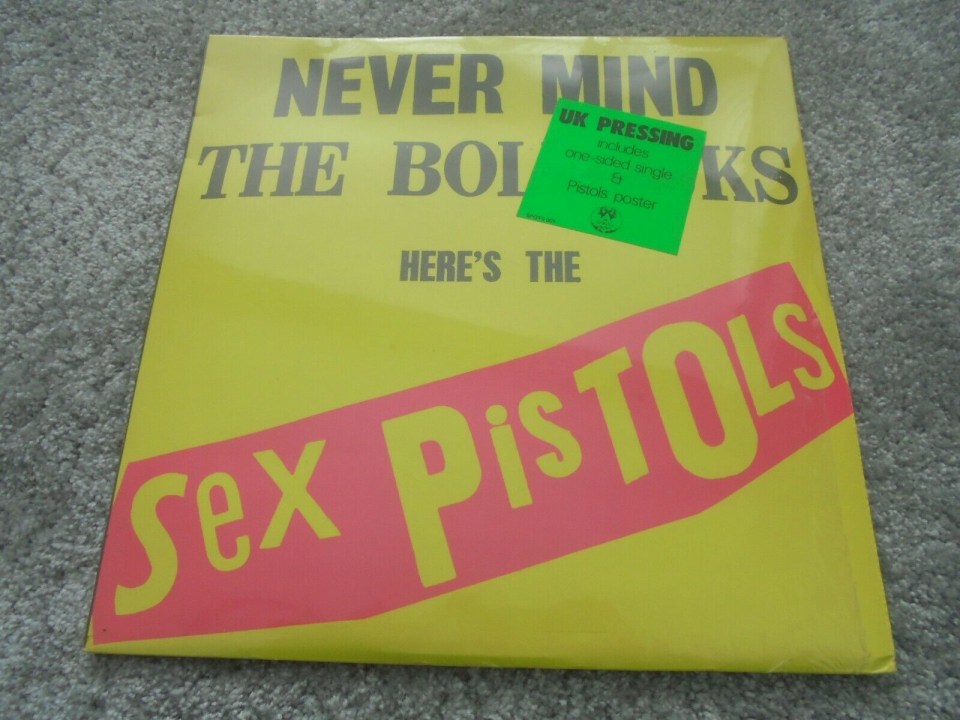 Never Mind The Bollocks – Sex Pistols, 1977, 1st edition, sealed: SOLD £2,289