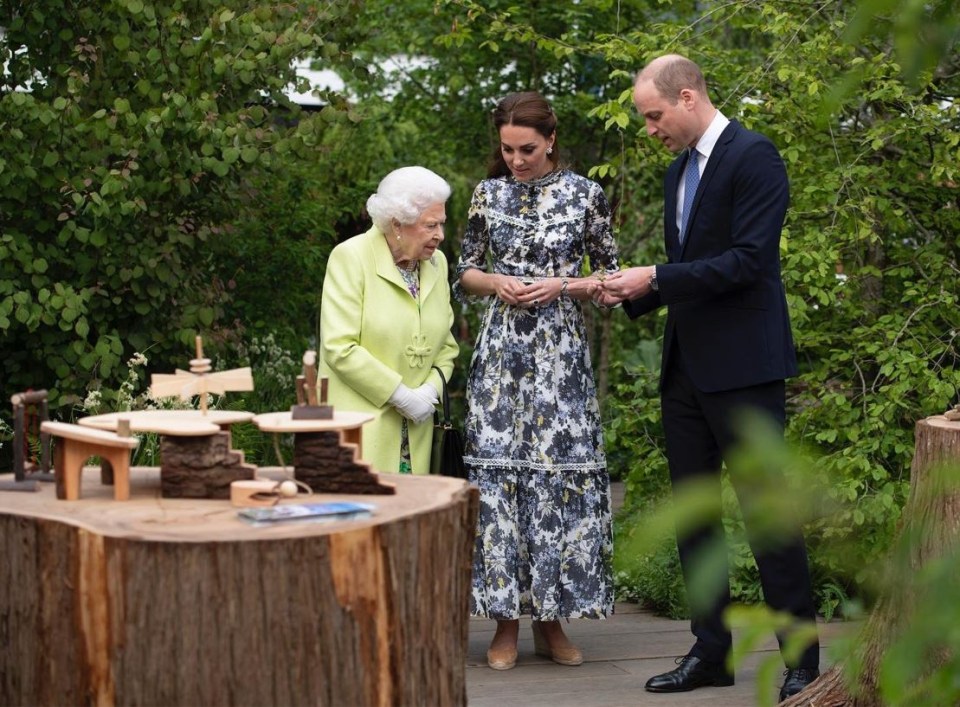 The Duke and Duchess of Cambridge called the monarch an “inspiration to so many”