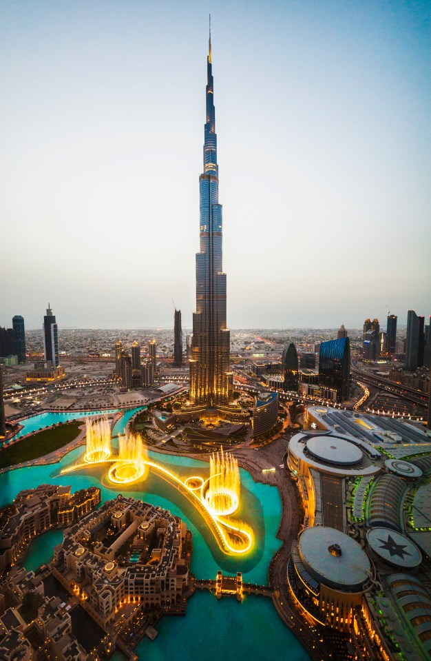 You can do yoga in the Burj Khalifa