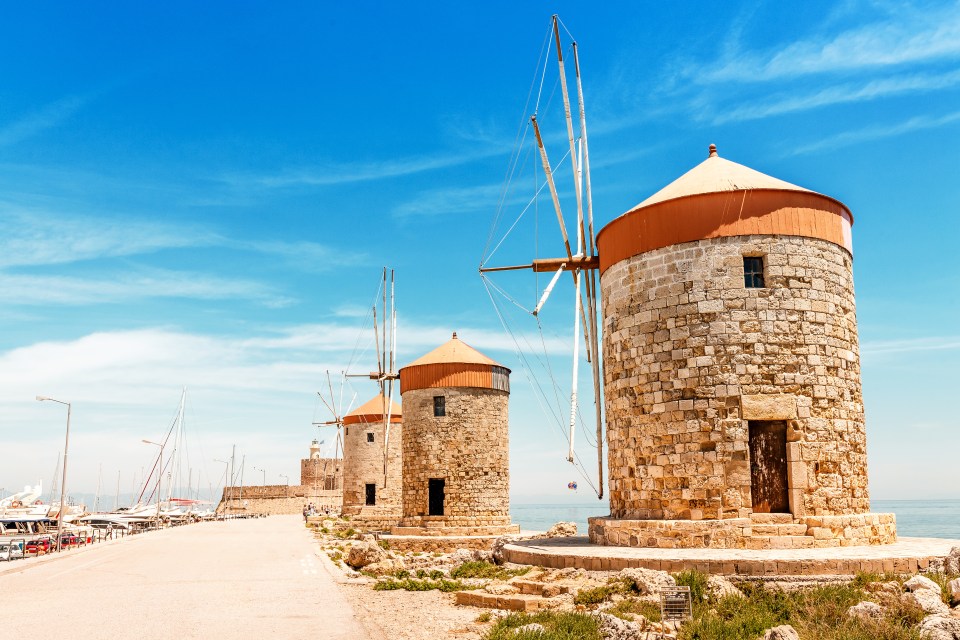 In Rhodes you can spend blissful days sunbathing on soft sands and warm nights roaming the cobbled streets