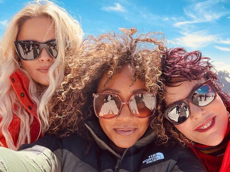 Emily is touring the US with Mel B and Ruby Wax as they film new show in Wild West