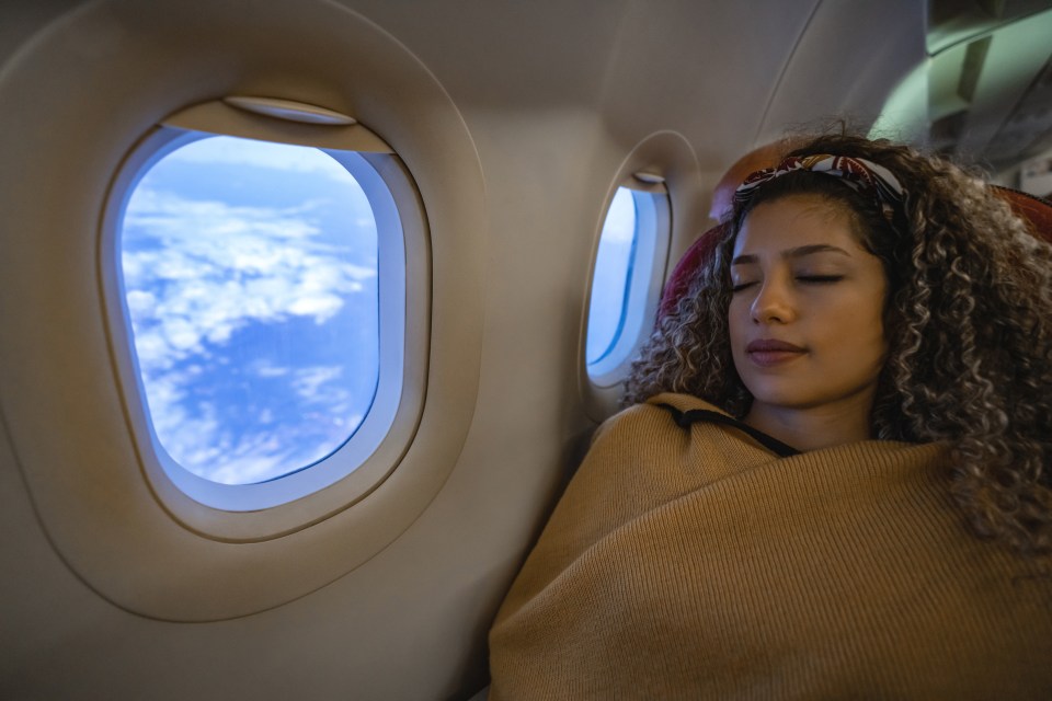 A sleep expert has given top tips on getting sleep while flying