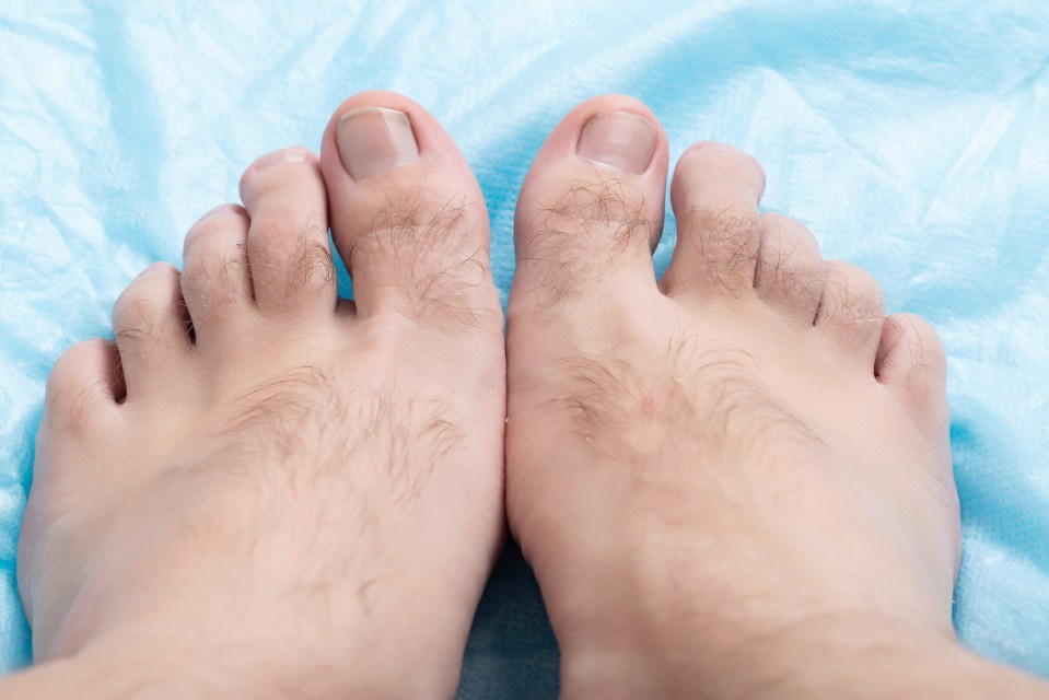 Hairy feet can be an instant turn-off for women but they can say a lot about a man’s health