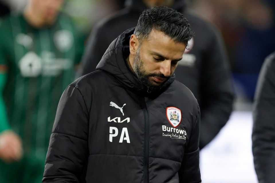 Poya Asbaghi has been sacked after six months in charge of Barnsley