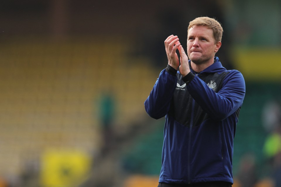 Eddie Howe has guided Newcastle to Premier League safety and they have won four matches in a row