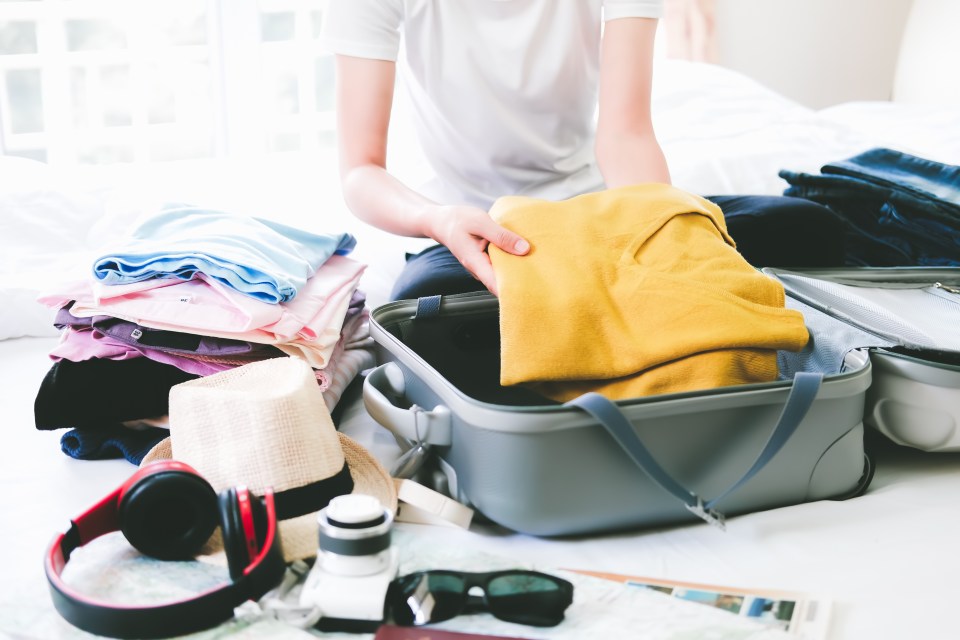 A TikTok travel blogger has shared some top tips for packing luggage