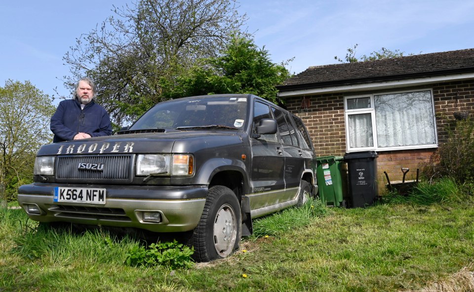 His next door neighbour passed away last spring, and Chris was reassured by his son that the car would only be there temporarily