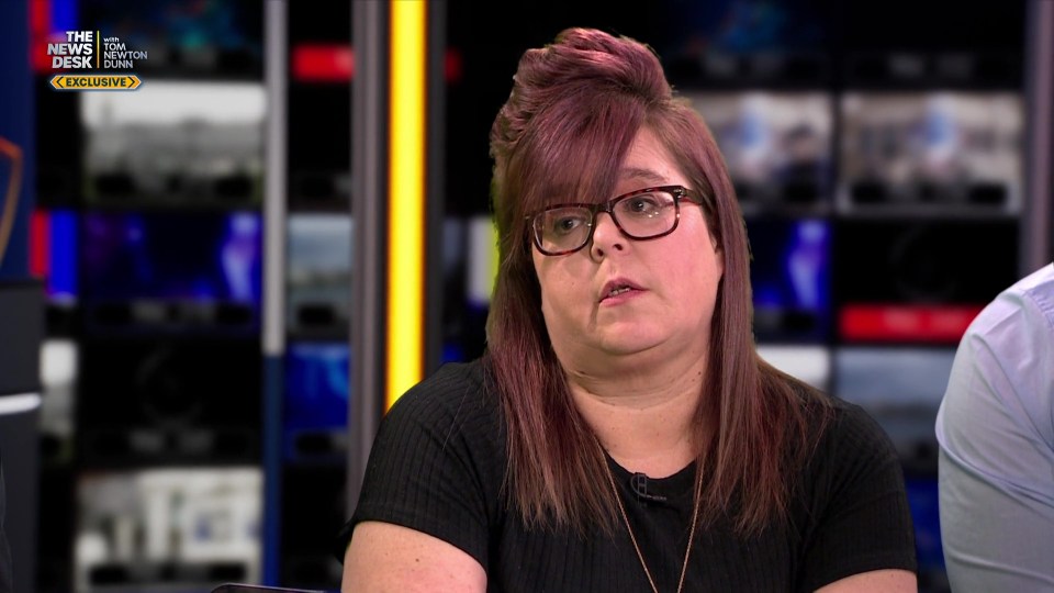 Aiden's mum Angie Wood pleaded with Facebook to remove the sick video while appearing on TalkTV