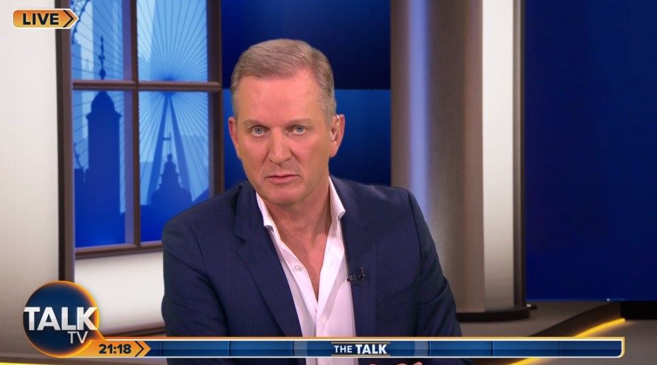 Jeremy Kyle has returned to TV for the first time since The Jeremy Kyle show was axed