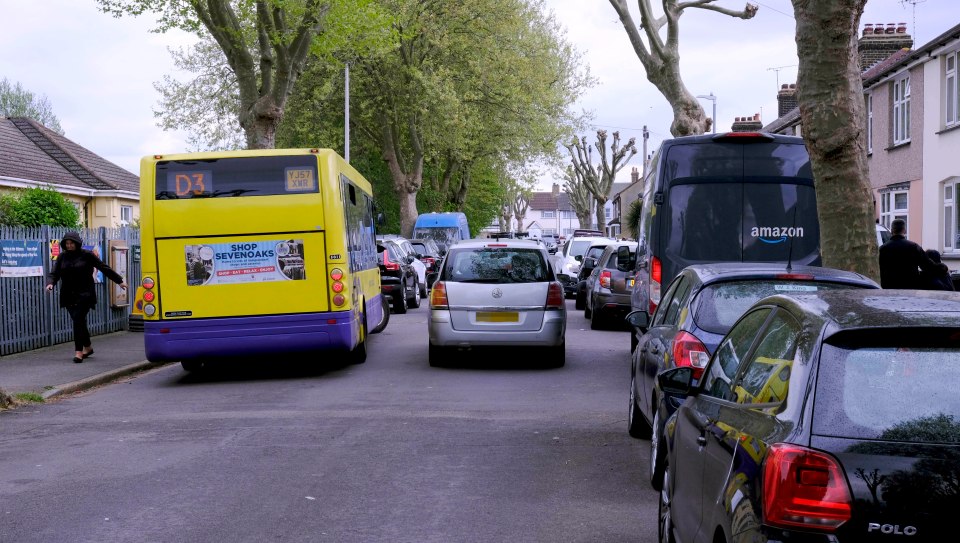 Locals say they face gridlock twice a day as children are dropped off and picked up