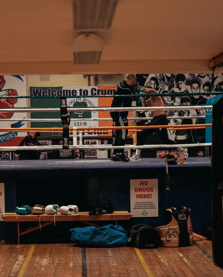 The Irishman is training at his boyhood gym, Crumlin Boxing Club