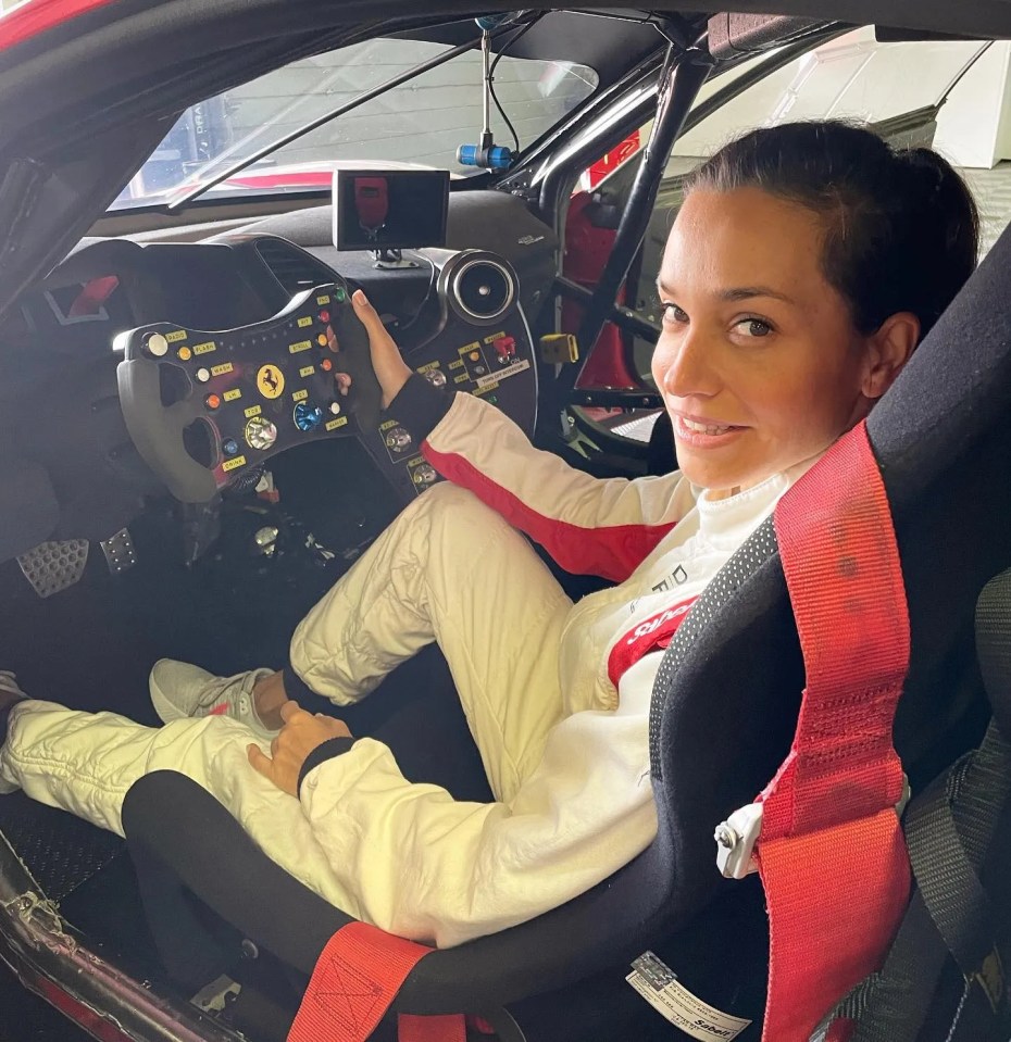 Before she got her big break on TV, Schlager worked in motorsport in Bernie Ecclestone's office