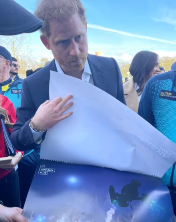 Prince Harry and Meghan Markle at the Invictus Games site in the Netherlands