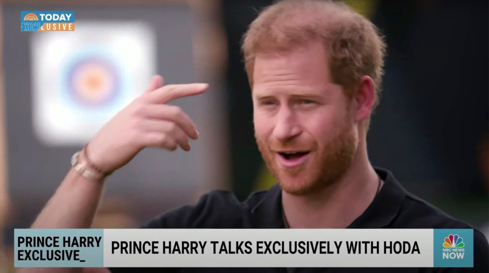 Prince Harry has sparked a fresh row by announcing on US TV that he is 'protecting' the Queen