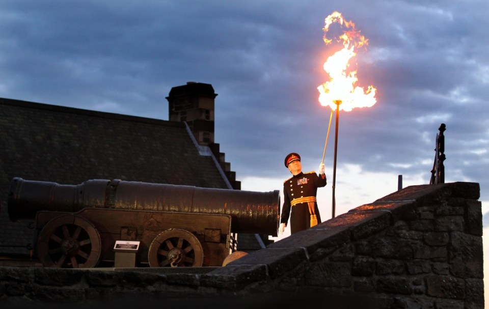 Royal beacons were lit for the Queen's Diamond Jubilee in 2012