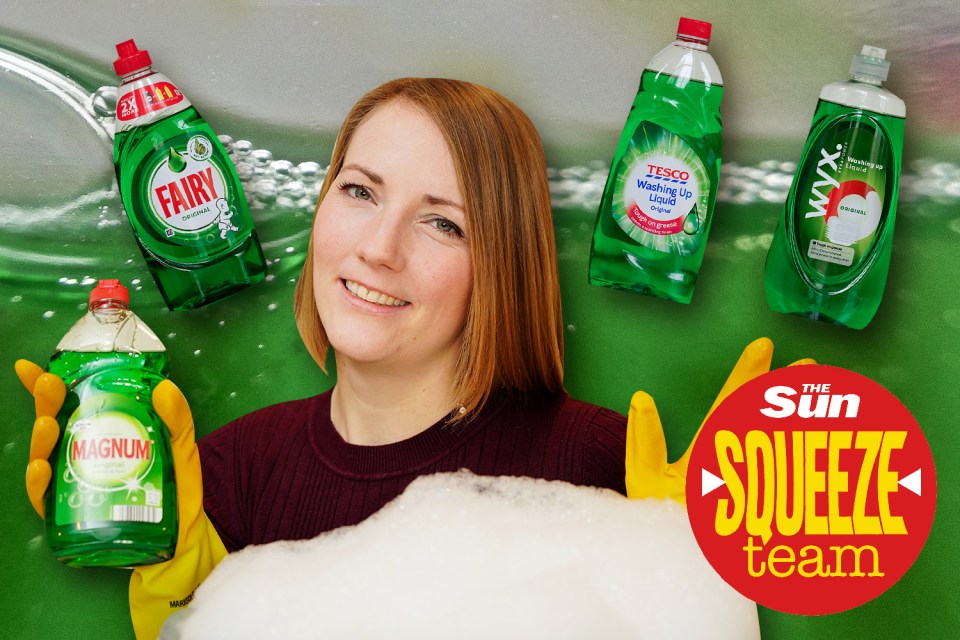 Washing up liquid is a staple item - and some cost a lot more than others