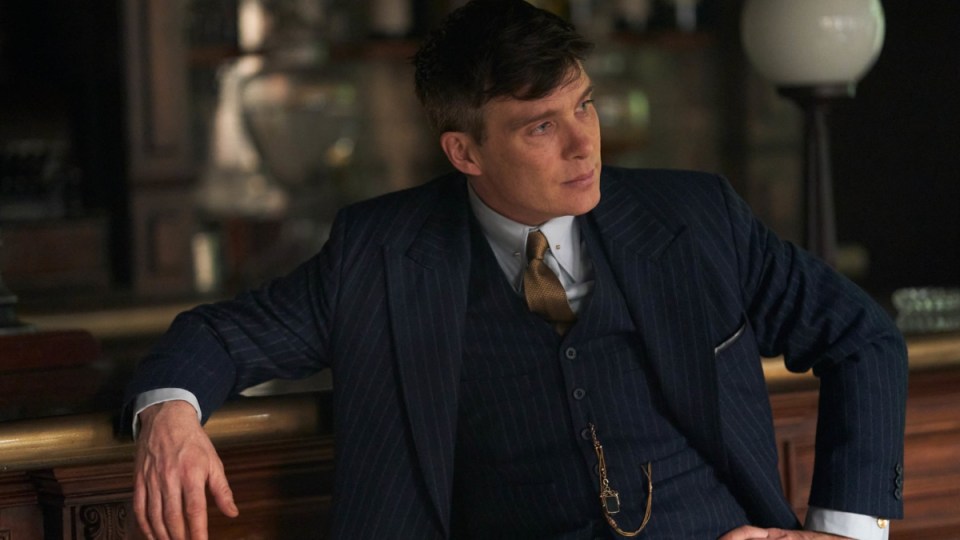 Murphy sports a longer hairstyle in BBC series Peaky Blinders