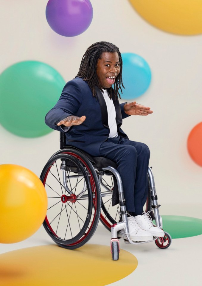  Ade Adepitan is a TV presenter and former Paralympian known for Children In Need