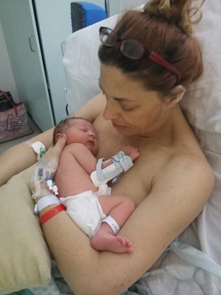 Mum-of-one Sera found herself shamed for having a C-section