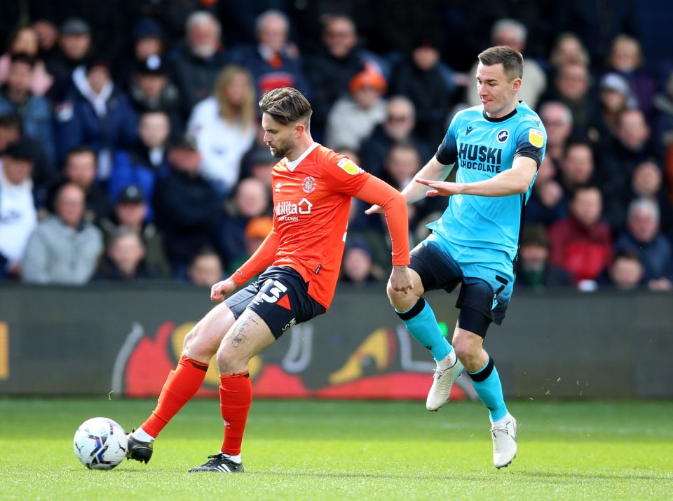 Lansbury has added a touch of class to Luton's midfield