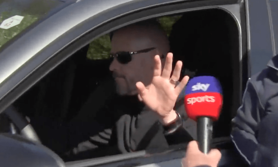 Erik ten Hag was not interested in answering questions about Manchester United