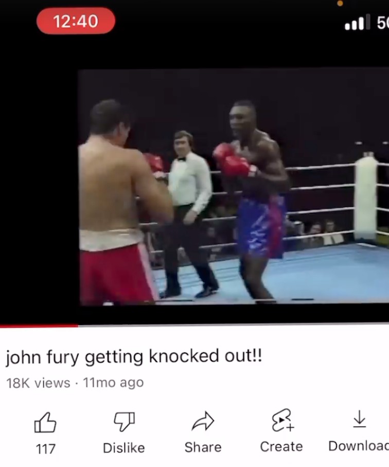 Paul recently shared a video of Fury’s losses to Instagram