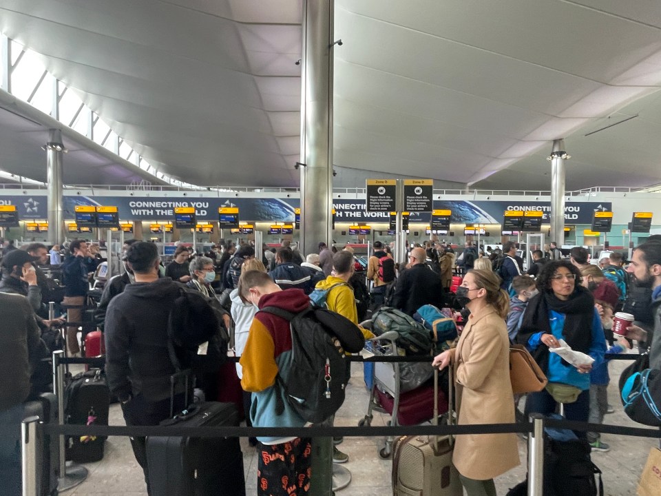 Several airlines and airports are struggling with staff sickness and shortages