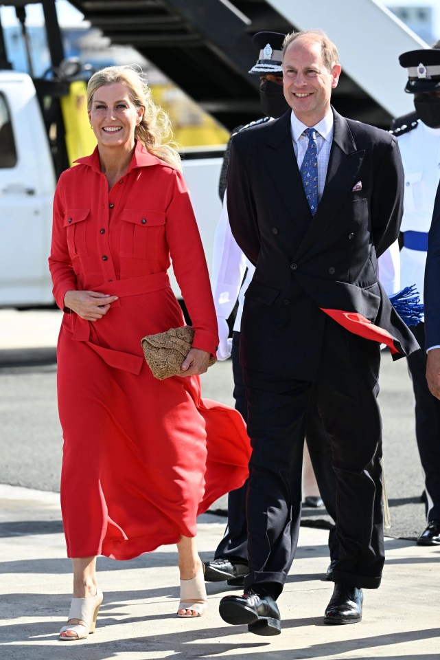 The Earl and Countess of Wessex are on a tour of the Caribbean