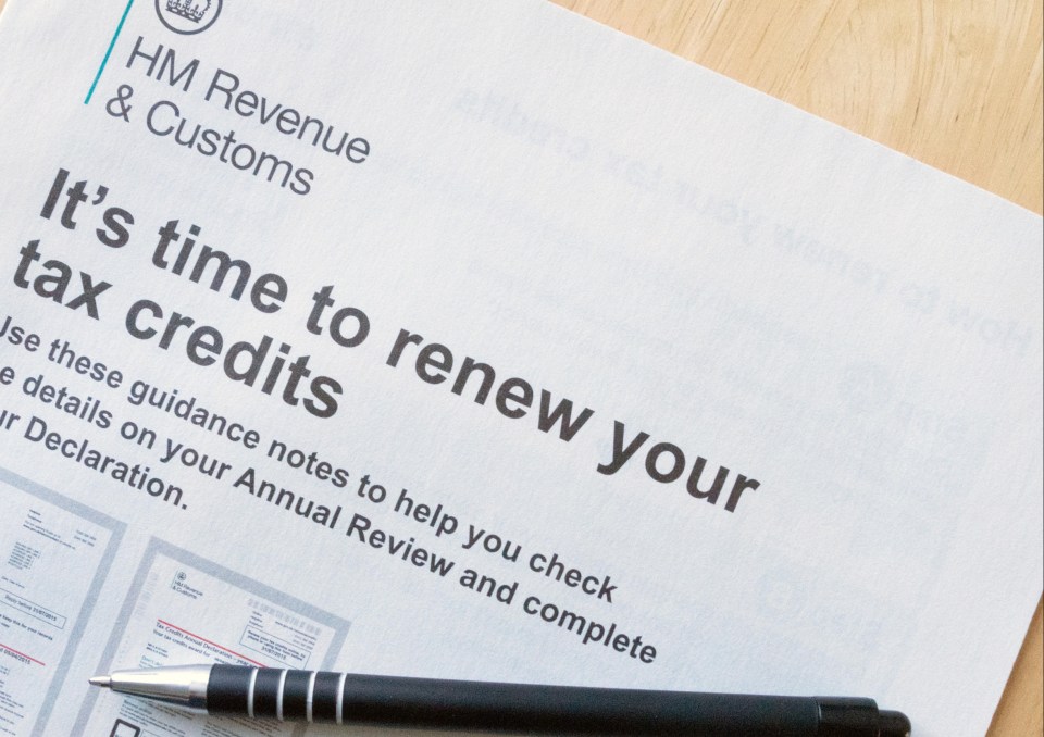 Tax credit renewal packs will be hitting doorsteps from this week