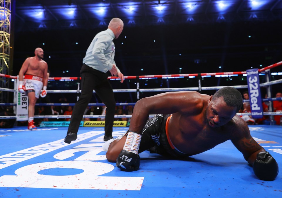 Dillian Whyte knocked out by Tyson Fury