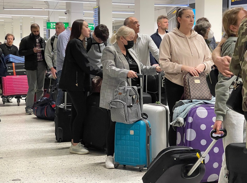 Some passengers have even moved their airport departure to avoid the queues