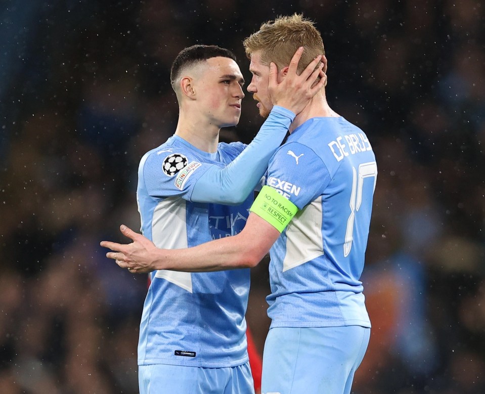 Phil Foden provided the assist for Kevin De Bruyne against Atletico Madrid