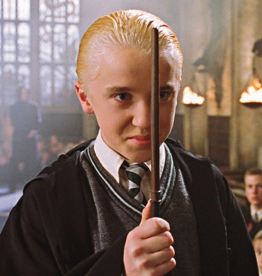 Tom Felton as Draco Malfoy in Harry Potter And The Chamber Of Secrets