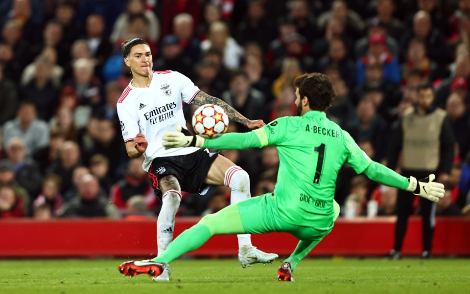 Darwin Nunez scored a classy goal against Liverpool at Anfield and could now join the Reds