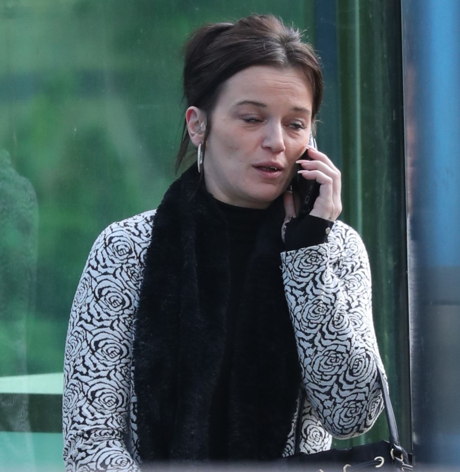 Jarvis was seen talking on the phone outside the court this morning