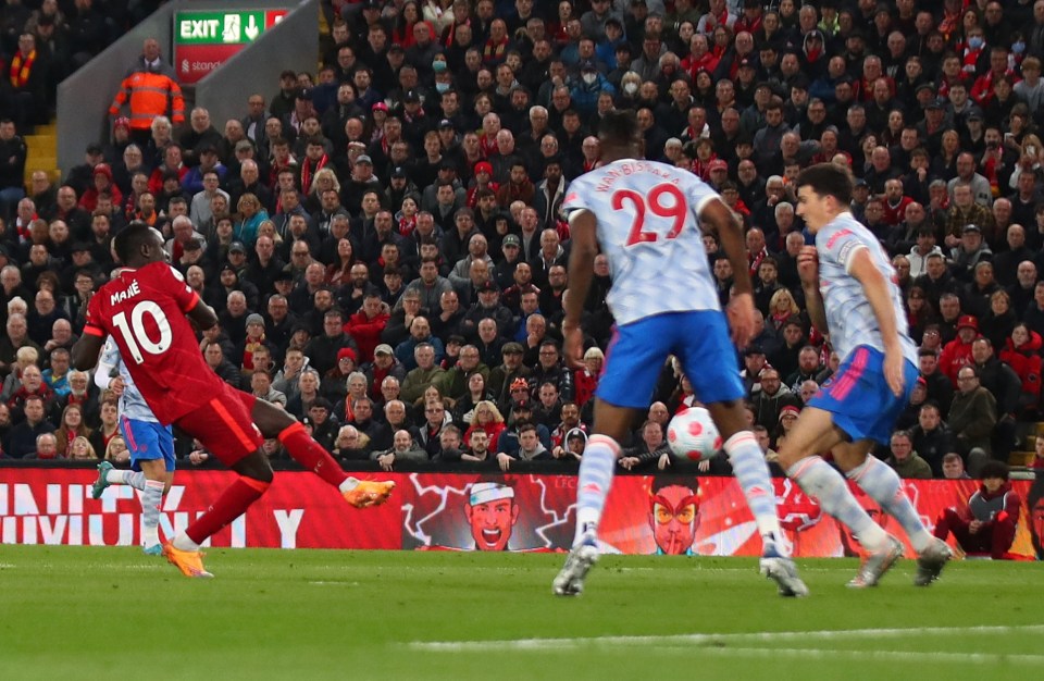 Liverpool got their third of the night through Senegalese star Mane in the 68th minute