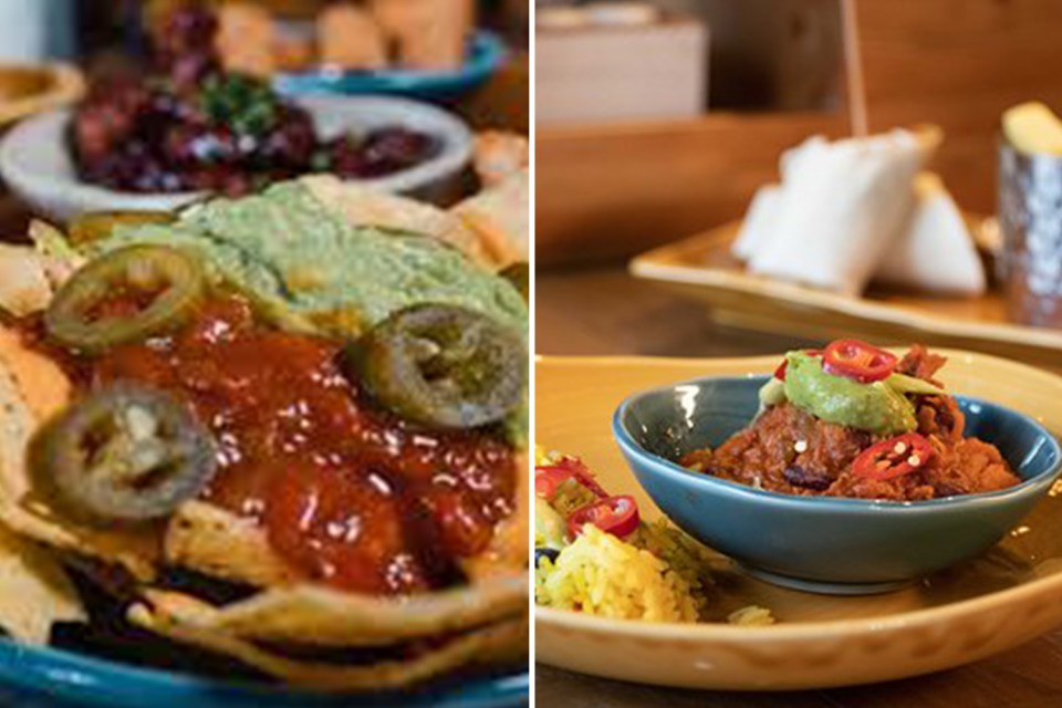 Buffet mains nachos are a sinner at 2,908 cals, but you can opt for a winner with a vegan chilli non carne at just 546 cals