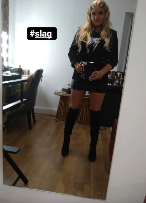 Daisy May Cooper looked unrecognisable as she posed in thigh-high boots and hotpants